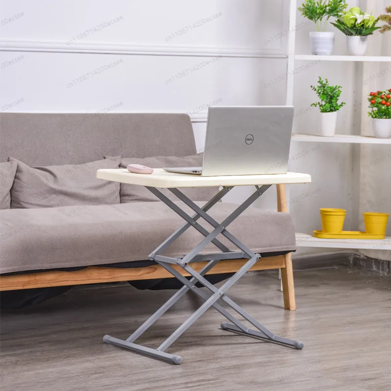 Portable Lifting Folding Table, Simple Dining Table on Home Balcony, Outdoor Car Learning Computer Desk, Small