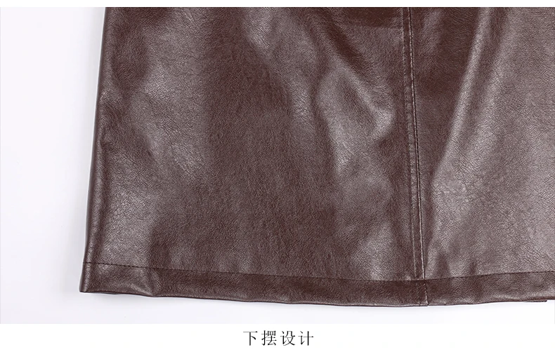 Lautaro Spring Autumn Long Black Soft Pu Leather Trench Coat for Women Belt Double Breasted Cool Handsome European Fashion 2022