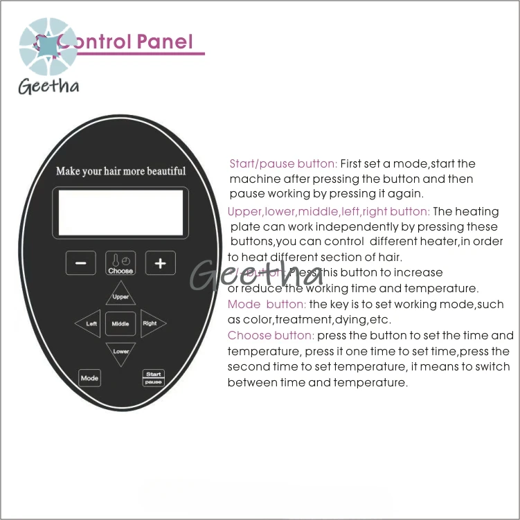 Stand  Salon Hair Dryer Machine Color Processor Hair Accelerator Used in Hair Beauty Salon Machine