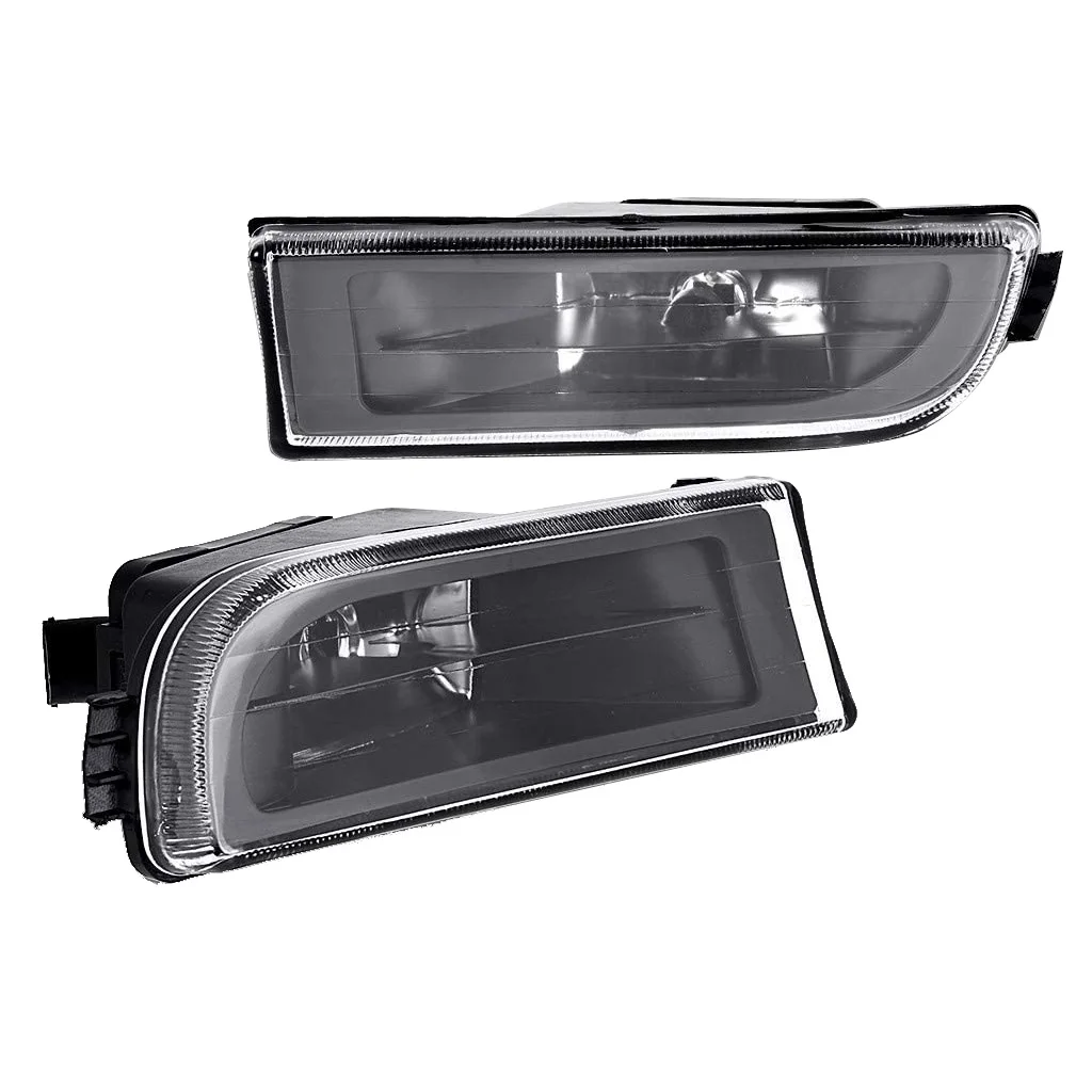 1 Pair Clear Lens Fog Front Bumper Light Lamp For-BMW E38 7 Series 740I 750IL 1995-2001