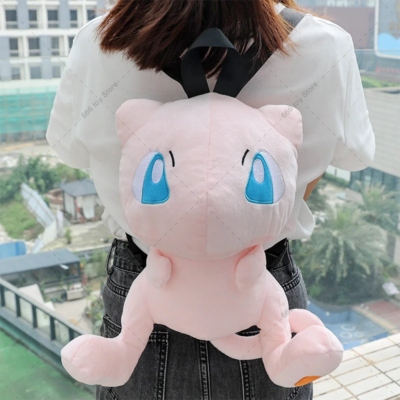 11 Styles Pokemon Plush Backpack Mimikyu Eevee Gengar Charizard Gyarados Psyduck Backpack Gifts for Children Adults