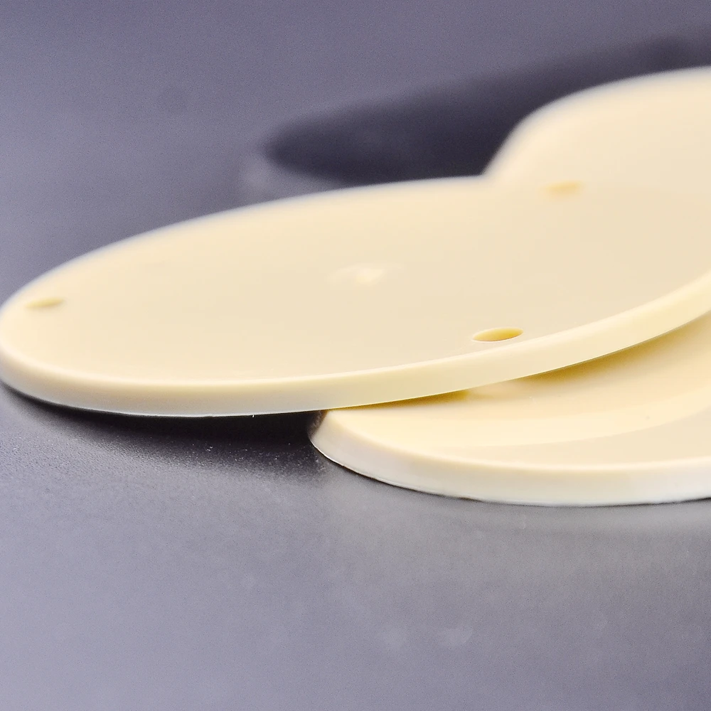 1 Piece Guitar Control Cavity Back Cover Plastic Plate and Toggle Switch Back Cover for LP Standard Custom