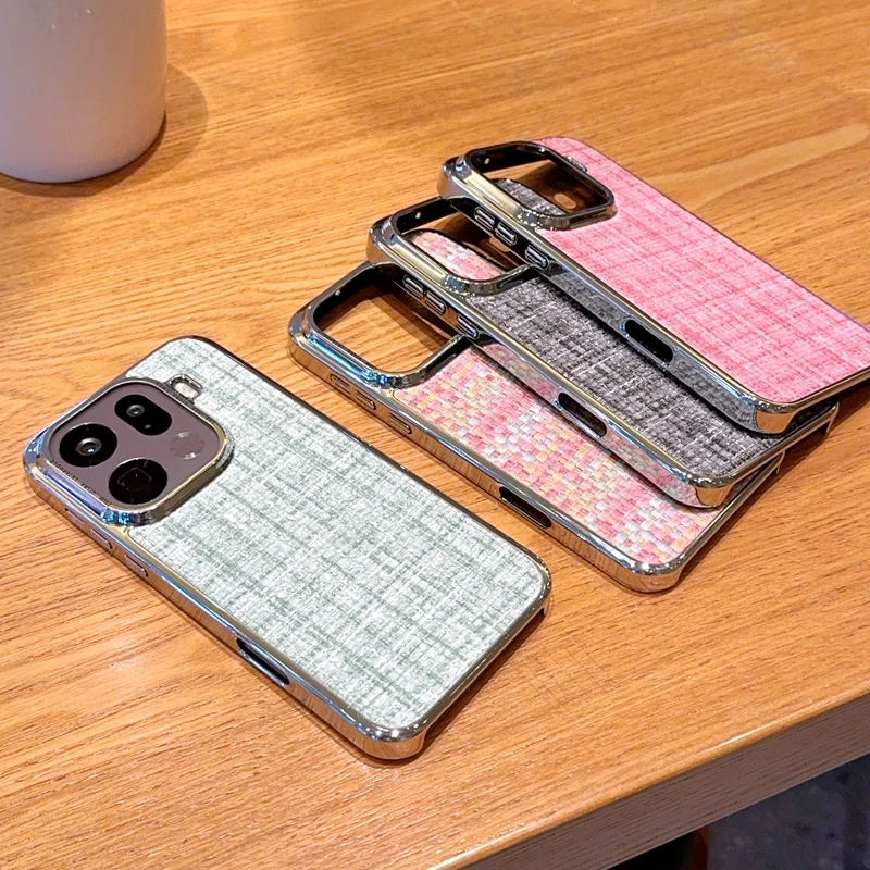 حافظة هاتف فاخرة منسوجة من البولي يوريثان لهاتف اوبو فايند X9 X9Pro X8 Pro X8S + X8 حماية شاملة للغاية وغطاء توسيد