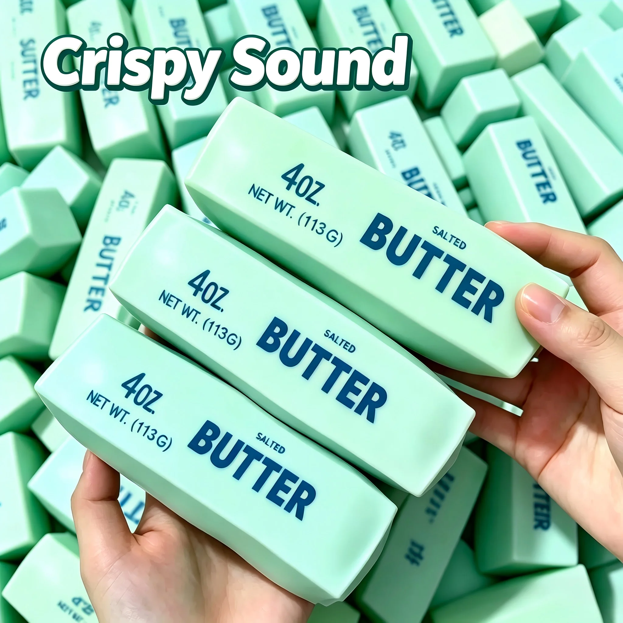 Crystal Growing Kit - Crunchy ASMR Butter Stick Squishy Toy