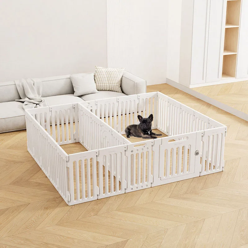 Pets playpen indoor separated pet activity space dog house cat house small animal enclosure fence plastic playpen