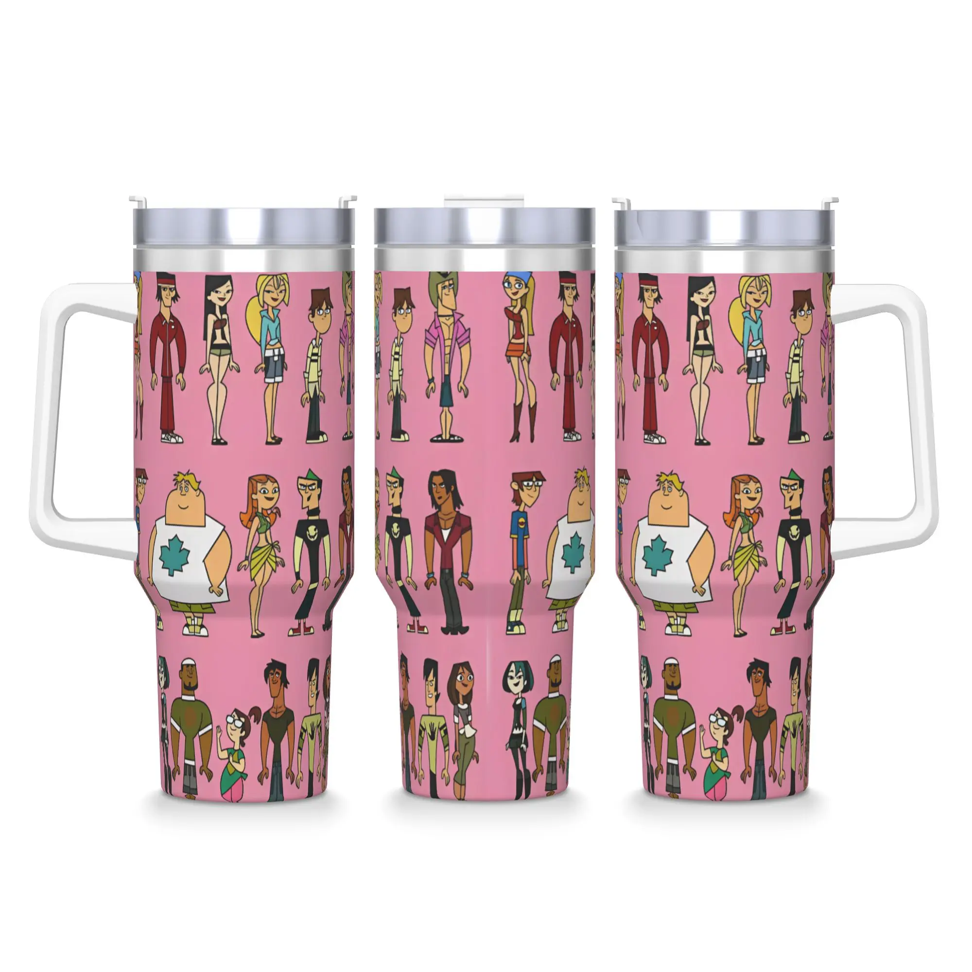 Stainless Steel Tumbler Totals Dramas Characters Thermal Cups  Insulated Cold Drink Mugs Cup Beach Custom Water Bottle