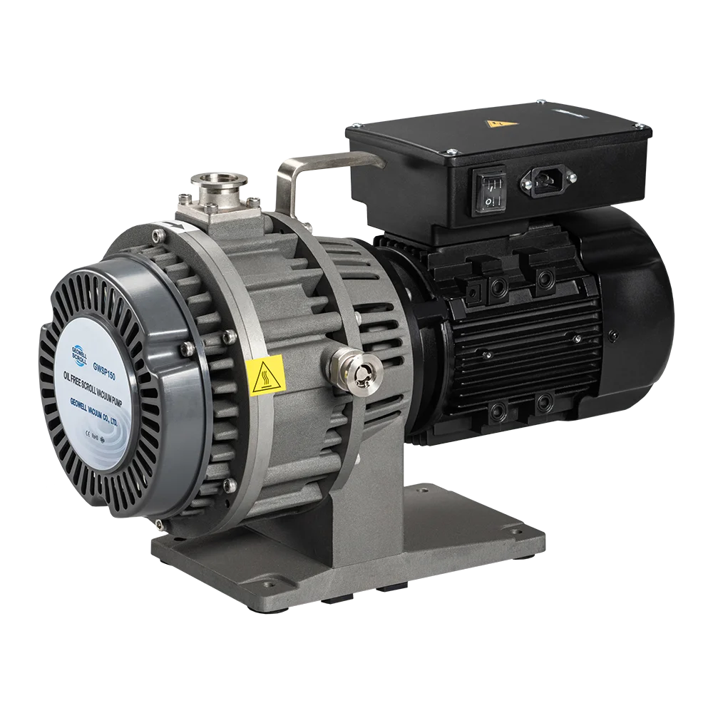 GWSP150 110/ 220/ 380/ 460 V, 50/ 60 Hz Oil Free Scroll Vacuum Pump
