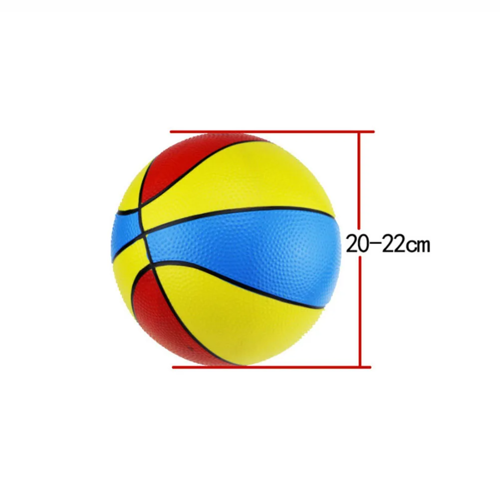 4pcs 8.5 인치 작은 풍선 공 해변 장난감 어린이 3 색 PVC 농구 장난감 실내 야외 놀이