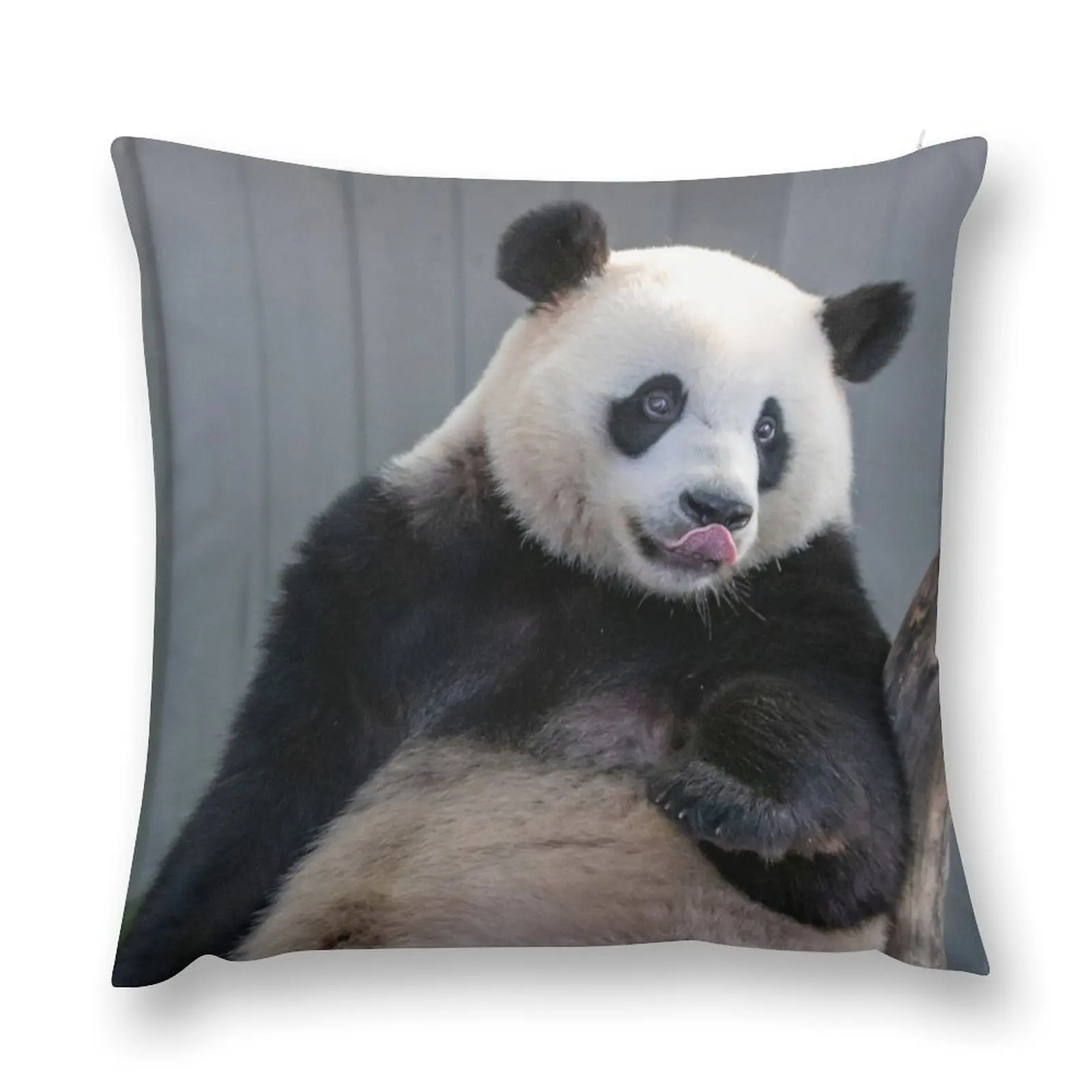 

Giant Panda Xiao Qi Ji at the Smithsonian's National Zoo Throw Pillow Christmas Pillow Cases luxury throw pillow covers