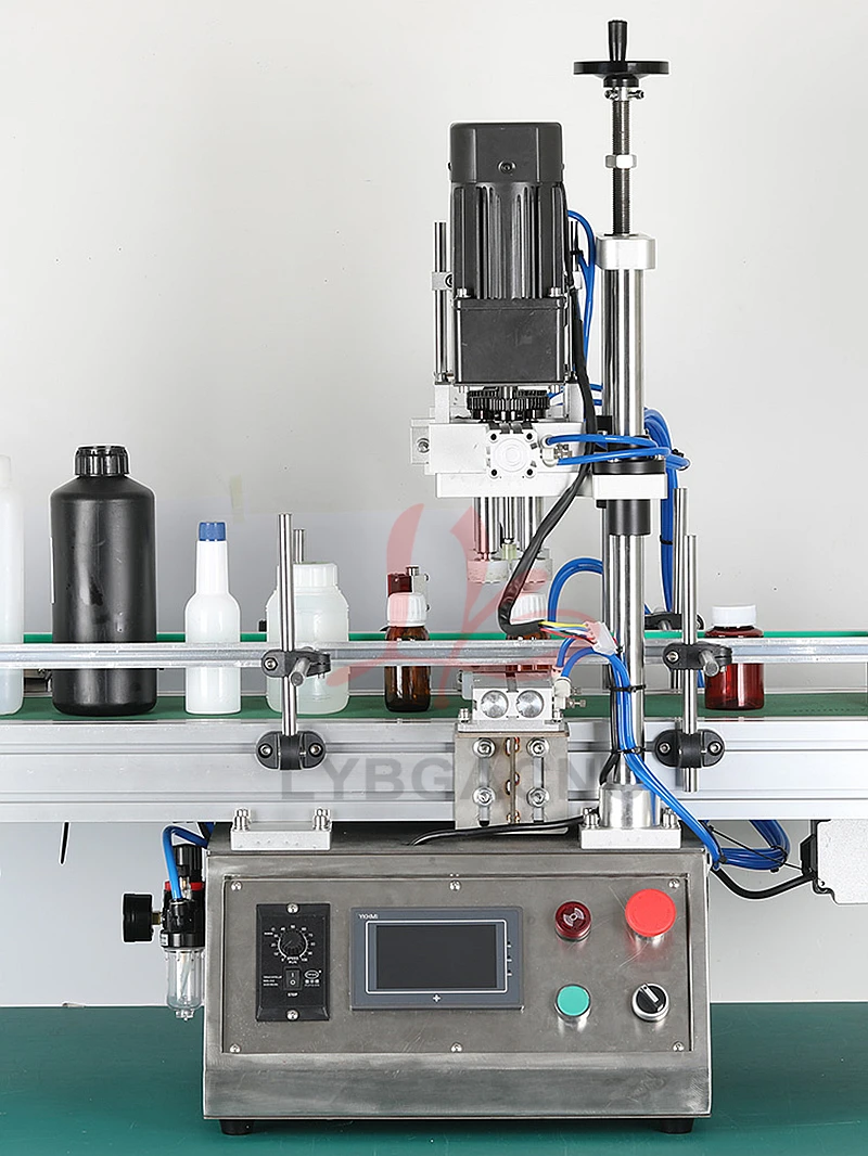 Assembly Line Production Automatic Bottle Capping Machine Used for Capping Twist Caps On Bottles 18-150mm Bottle High 50-400mm