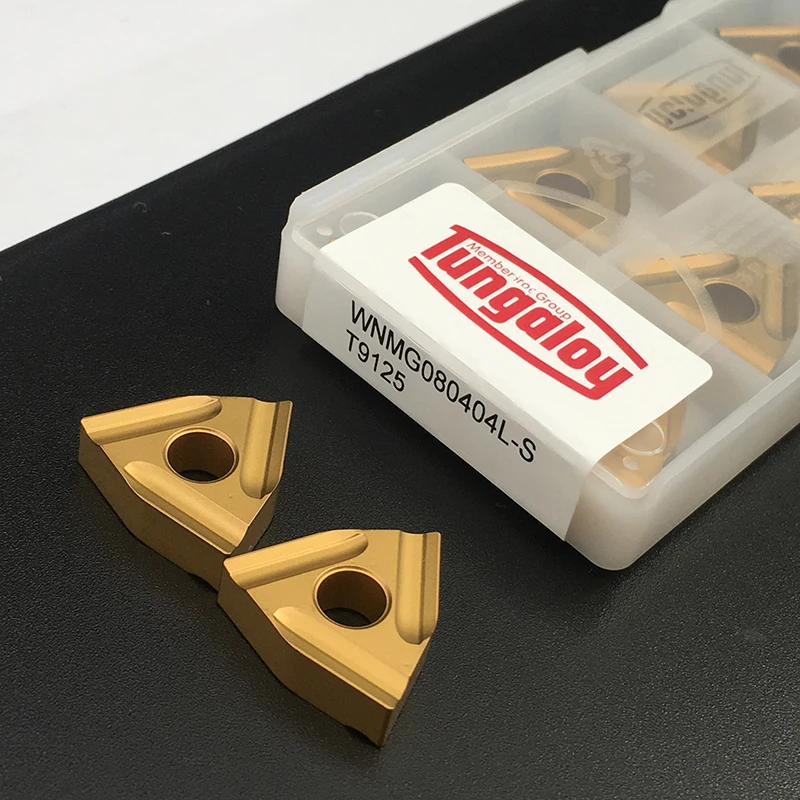 10 قطعة عالية الجودة WNMG080404 L S T9125 الخارجية تحول أداة WNMG080404 R الوجه endmill عدة المخرطة قاطعة المطحنة أداة التصنيع باستخدام الحاسب الآلي