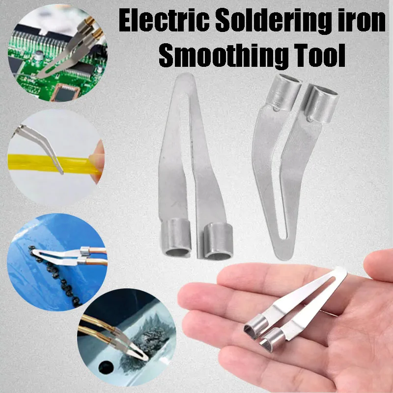 Ponta de soldagem de plástico, acessório de alisamento, ferramenta de reparo de para-choque de carro, cabeça de nivelamento, acessório de ferro de solda