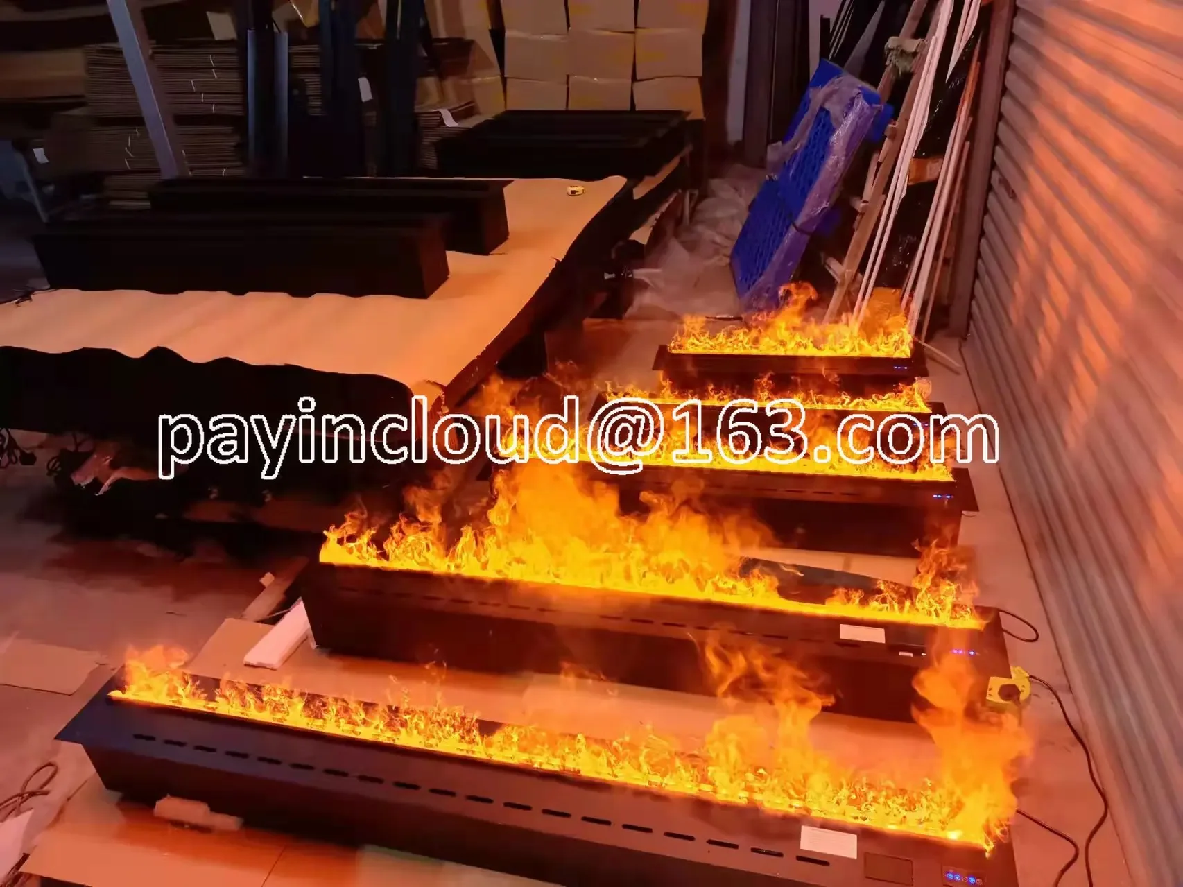 factory price  send to Russia hot selling 48 inch new design  3D Water Steam vapor  Fireplace