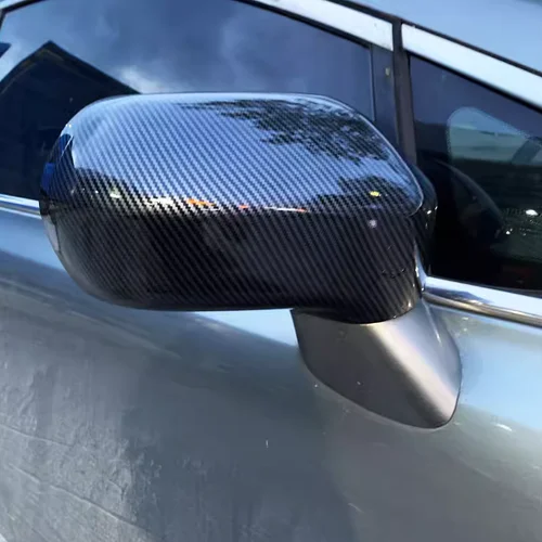 For Honda CIVIC 2006-11 ABS Carbon Fiber pattern Rear View Mirror Cap Cover Trim
