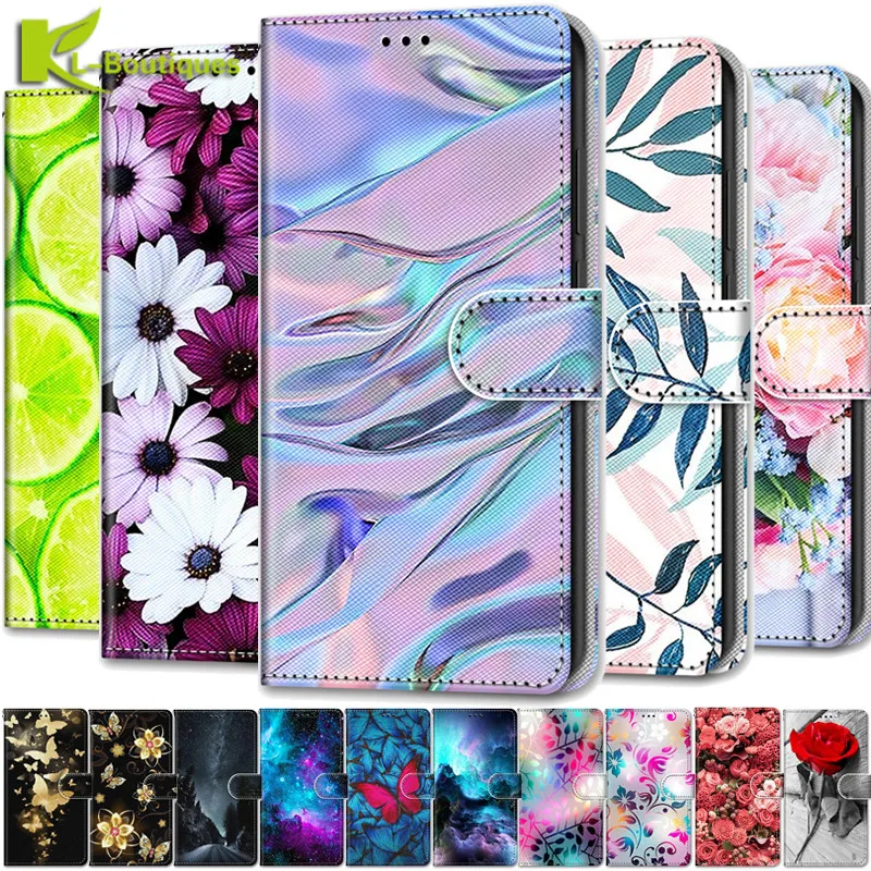 Leather Magnetic Case For Google Pixel 7 6 6A Pixel7 Pro Pixel6 A Pixel6A 7Pro 6Pro Phone Cover Flip Wallet Painted Funda Etui