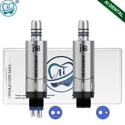 AI-M205L-M6/M205LG-M4/b2 portátil dental cadeira de aço inoxidável spray de água interna 2/4/6 furos e-tipo led ferramentas da unidade do motor de ar
