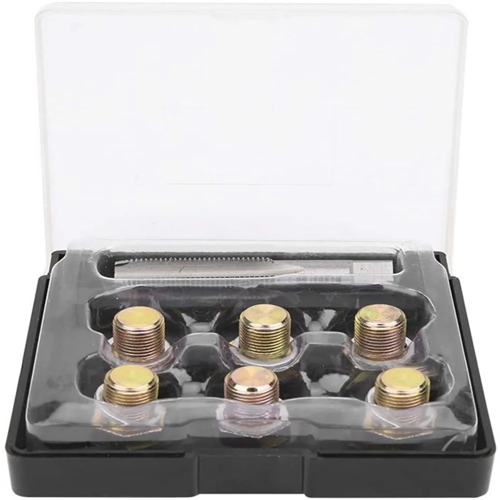

Car Repair Combination Suit M13x1.25mm Oil Pan Drain Sump Plug Key Thread Repair Tools Kit Car Auto Parts
