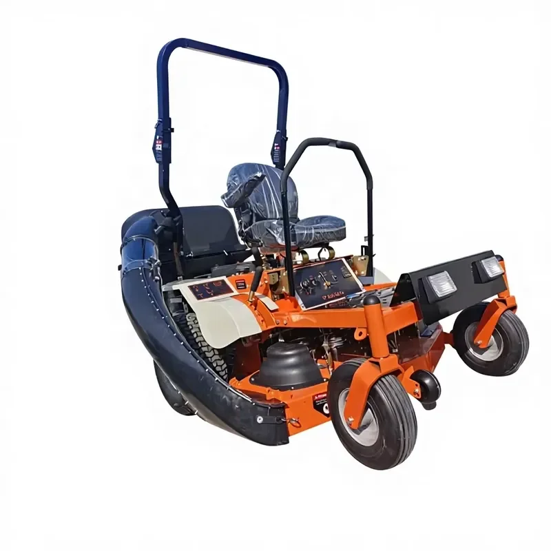 Riding Lawn Mower, 48-Inch Zero-Turn Frame-Supported Golf Course Lawn Mower with Grass Bag, High-Power Lawn Mower