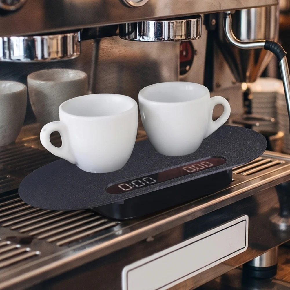 For Acaia For Lunar Coffee Cup Holder With Scale Back White Grey For PLA Material Waterproof Coffee Scale Bracket Tray