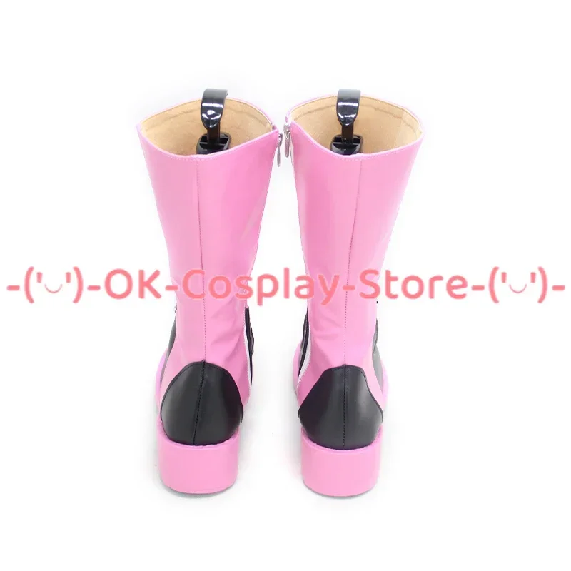 [Personalizado] cartão captor sakura rosa sakura cosplay sapatos jogo roleplay traje prop halloween carnaval festa botas de couro do plutônio