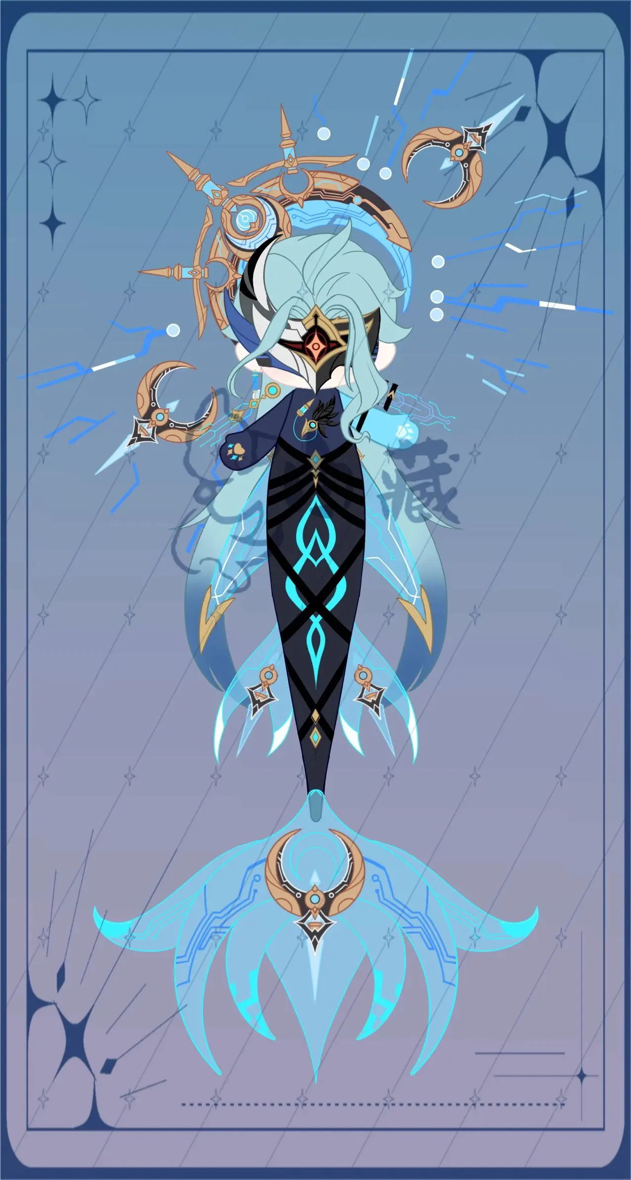 

(200 дней) Предварительная продажа, новый кулон Genshin Impact Dottore, 60 см, 2025 г.