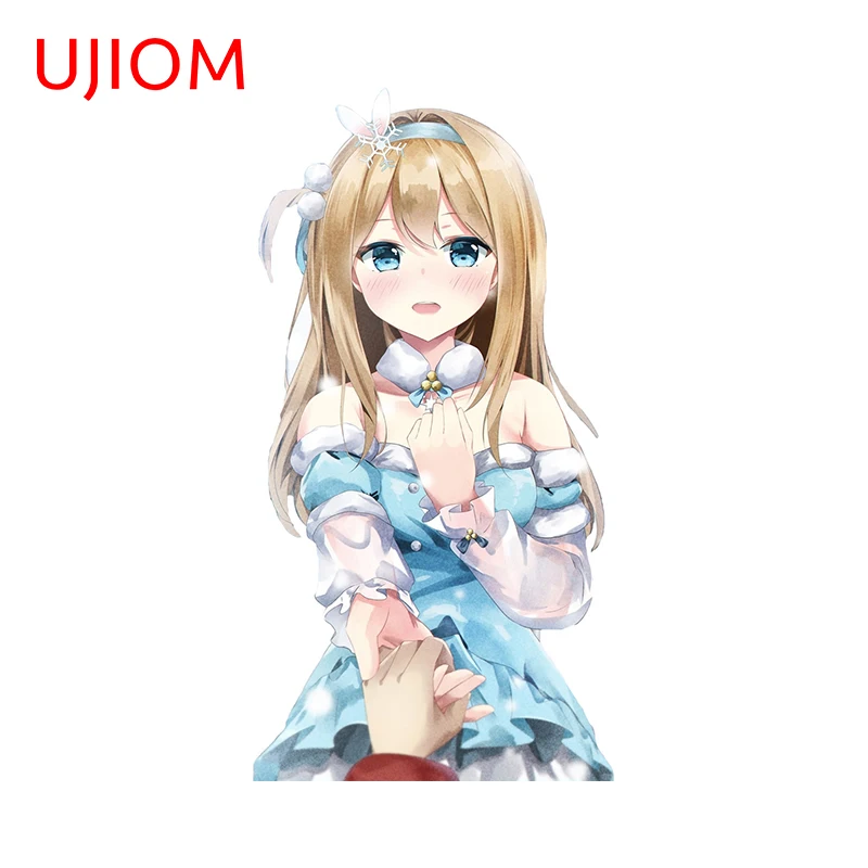 UJIOM 13cm X 6.8cm Suomi Girls' Frontline Sexy Wall Stickers Amusing Adult Living Room Decoration Decal Smoke Exhaust Chambre