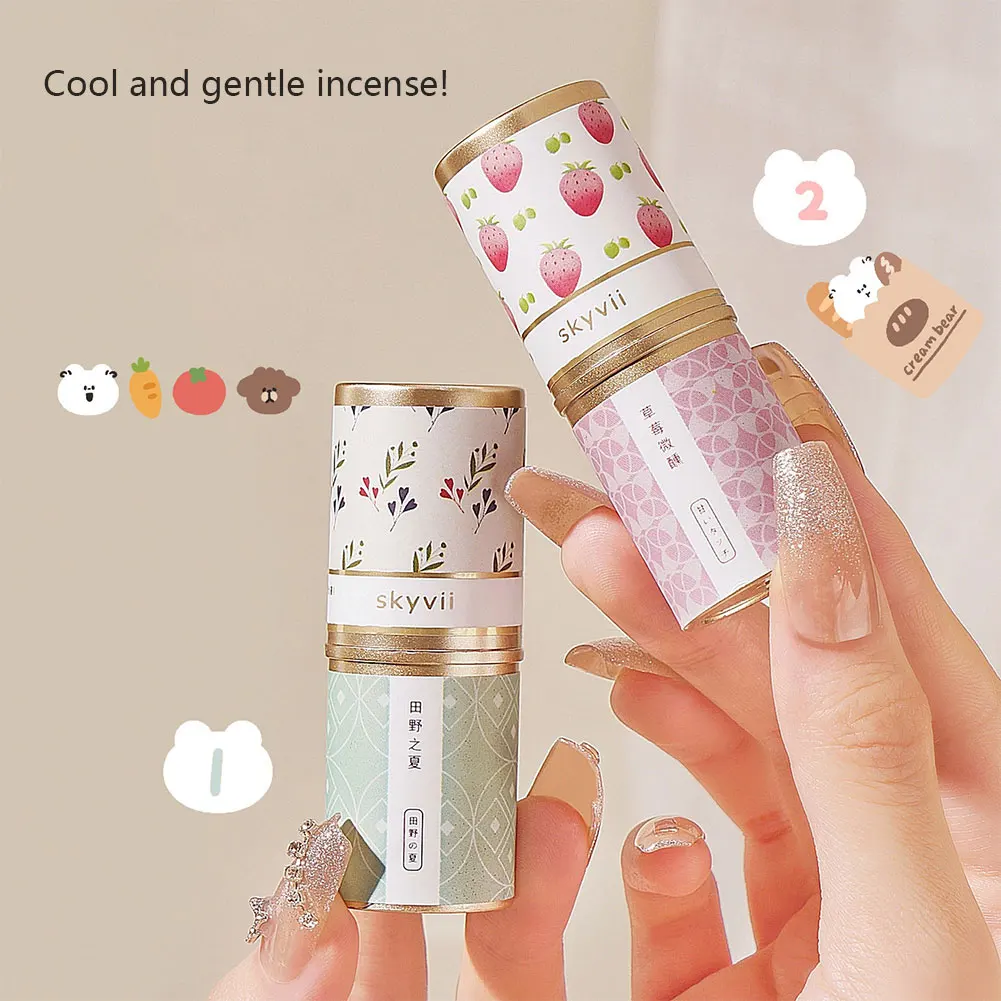 1Pc Solid Perfume Natural Long-lasting Fresh Balm Portable Convenient Solid Balm Mild Fragrance Deodorant Balm