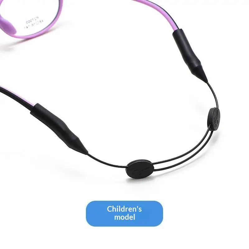 Brillenband mit Aufbewahrungsbox, verstellbarer Ohrbügel, rutschfestes Brillenband für Sport, Laufen und Radfahren. – Detail 4