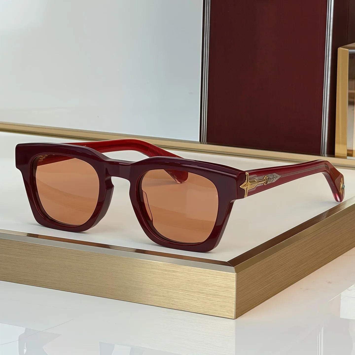 

JMM RAWLINS SIZE 49-23 Top Quality Sunglasses for Men Classic Women Luxury Designer Fashion sun glasses UV400 With box