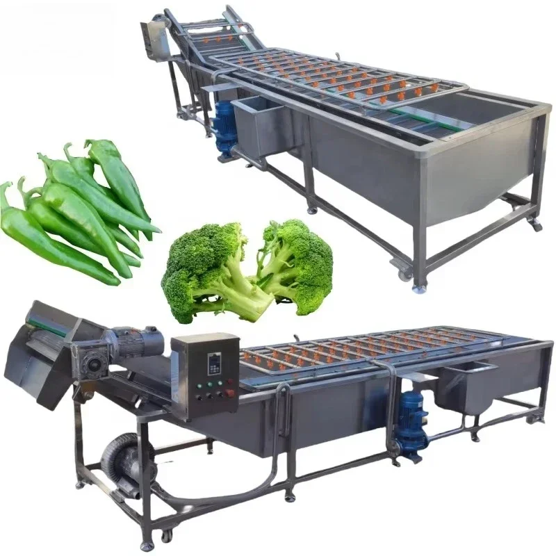 Vegetable Herb Cleaning Machine Bubble Fruit Vegetable Industrial Food Washing Machinery For Acai Berries