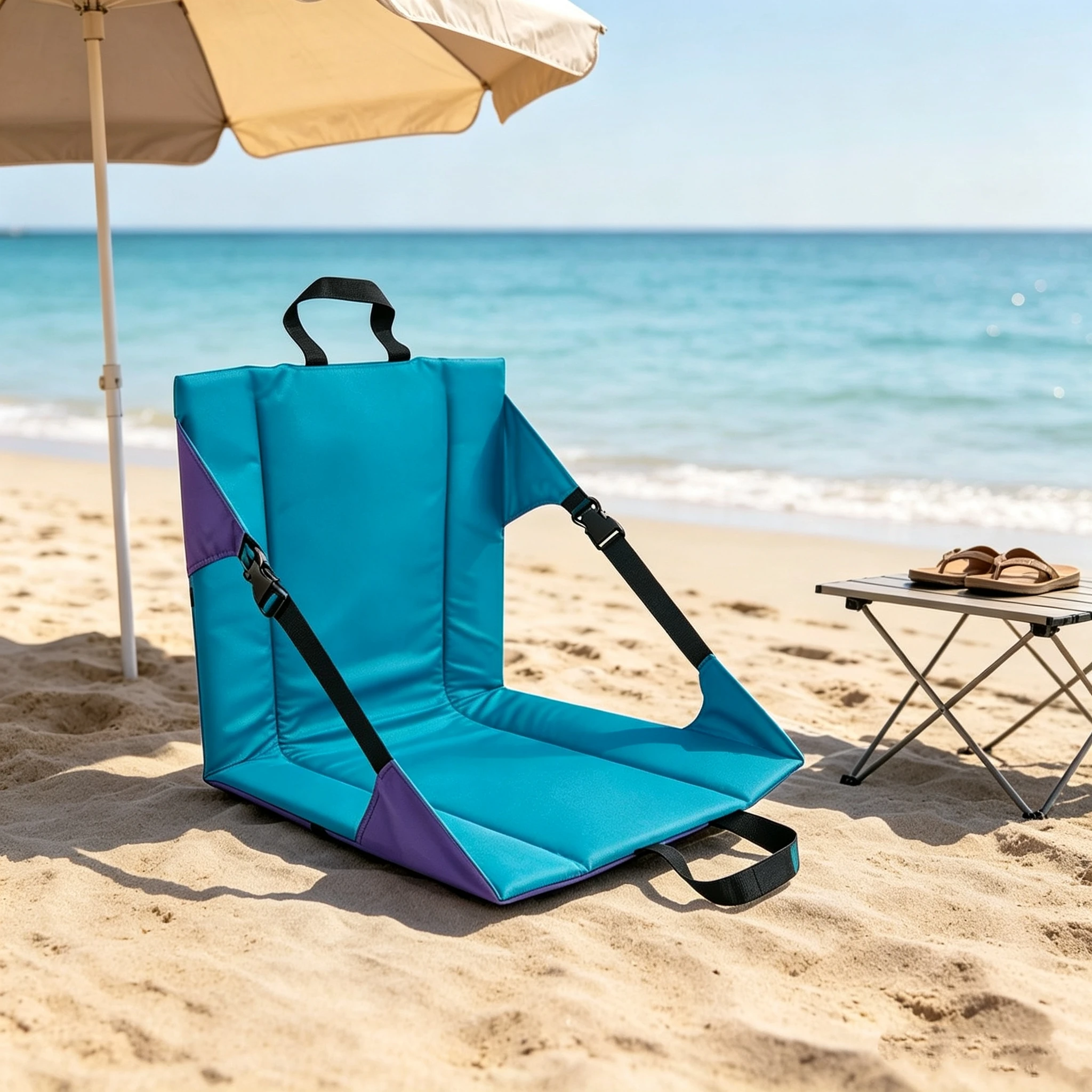 Folding Stadium Bleacher Chair with Padded Back Support Portable Reclining Cushion Seat for Outdoor Sports Concert Games Camping