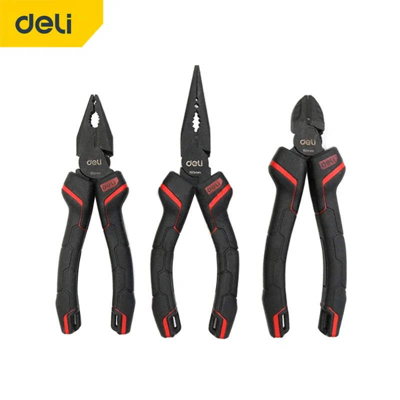 Deli-multifunctional Universal Cortadores Fio Agulha-nose Alicerce Diagonal Nose Alicerce Labor-saving Duráveis Ferramentas Eletricista