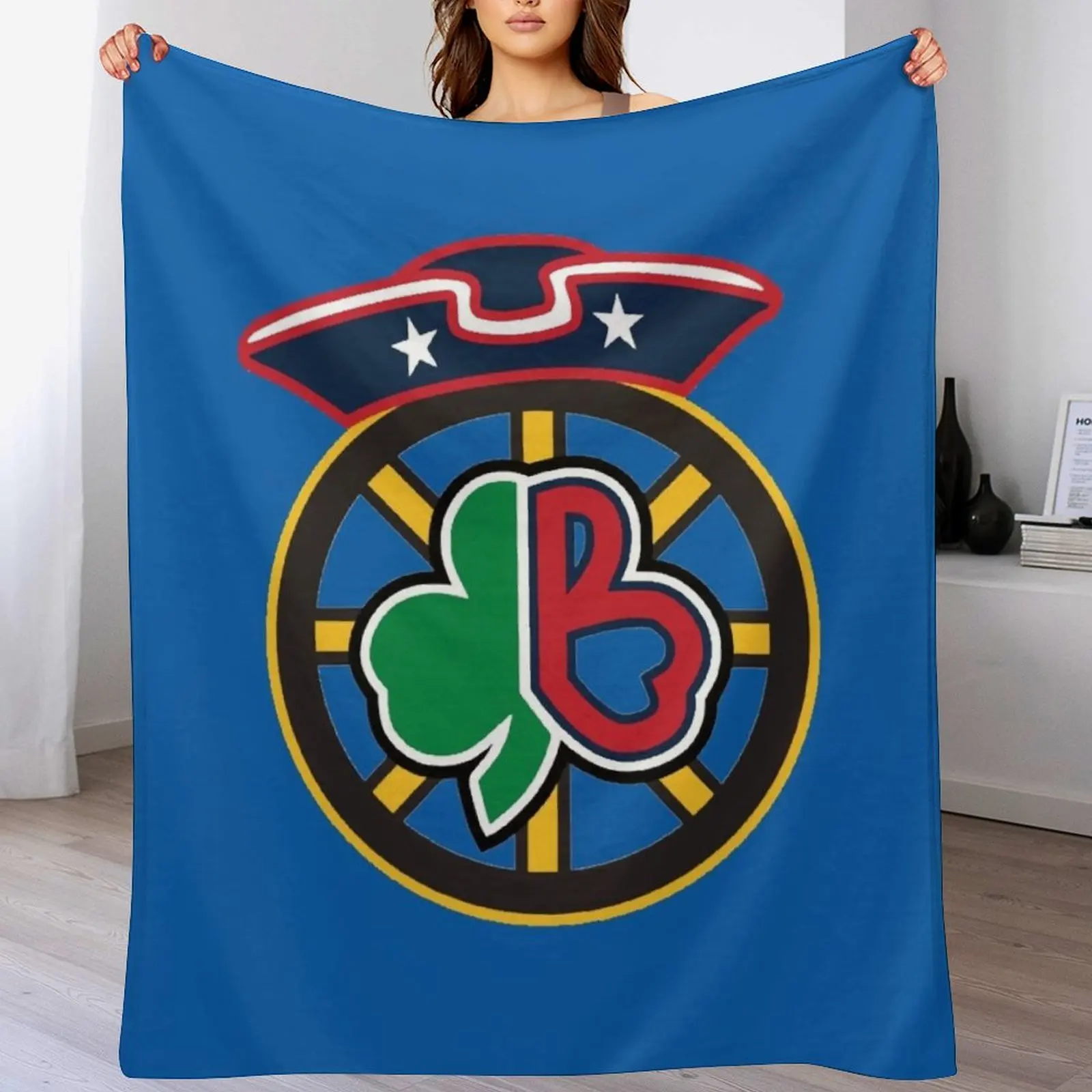 Boston Sports Throw Blanket Soft Beds Furry Blankets