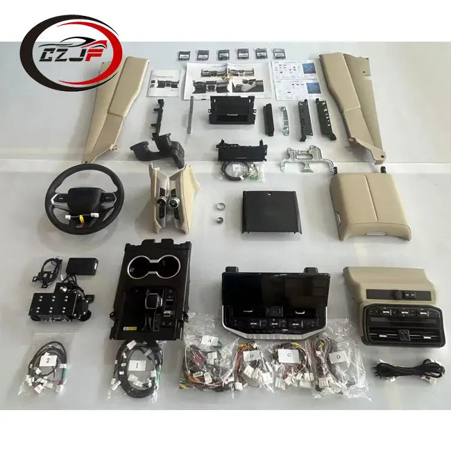 CZJF Factory Price High Quality Car Interior for LC200 Upgrade to LC300 Left Hand Drive