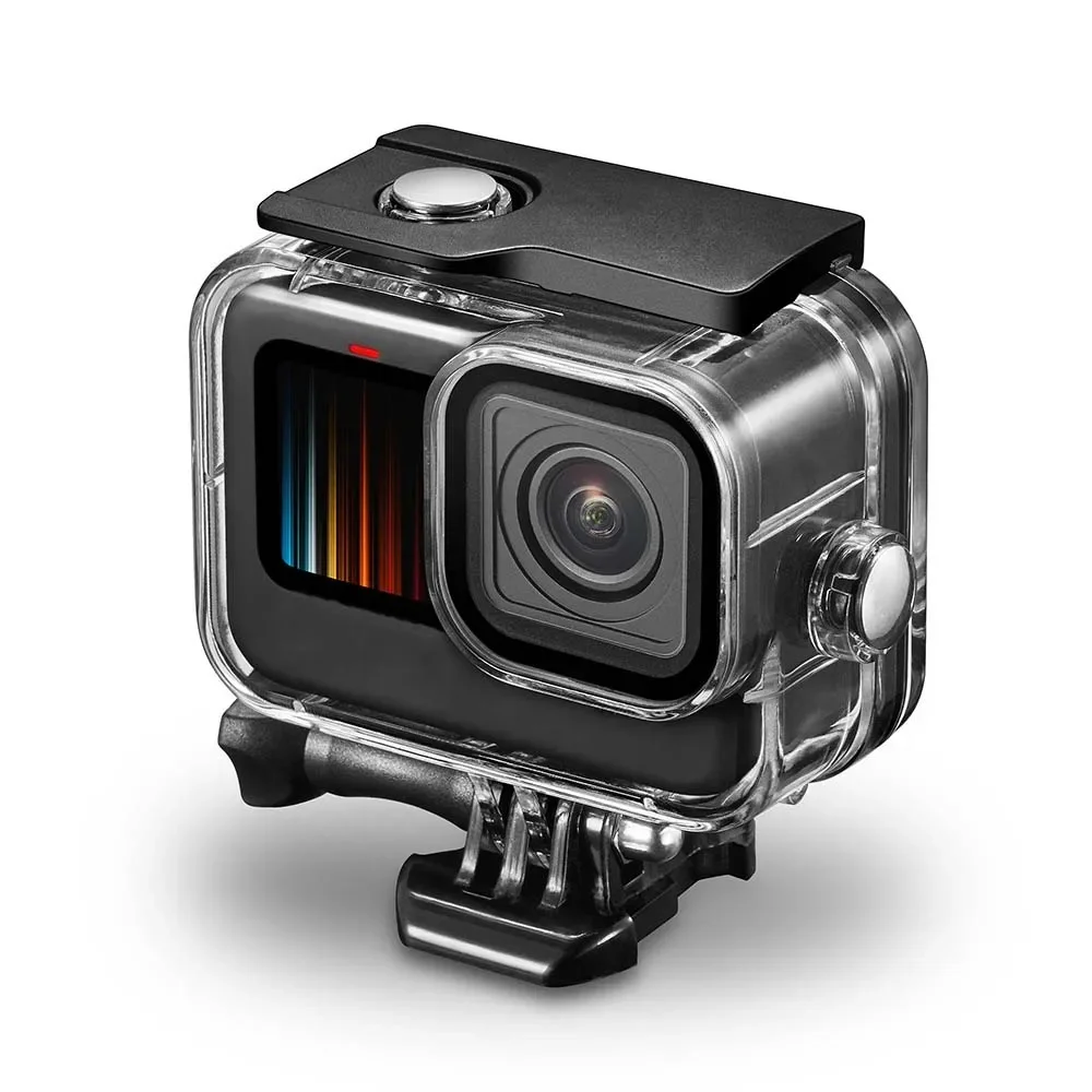 For GoPro Hero 12 11 10 9 Black Waterproof Case Housing Diving Protective Underwater Dive Cover 60M For Go Pro Accessories