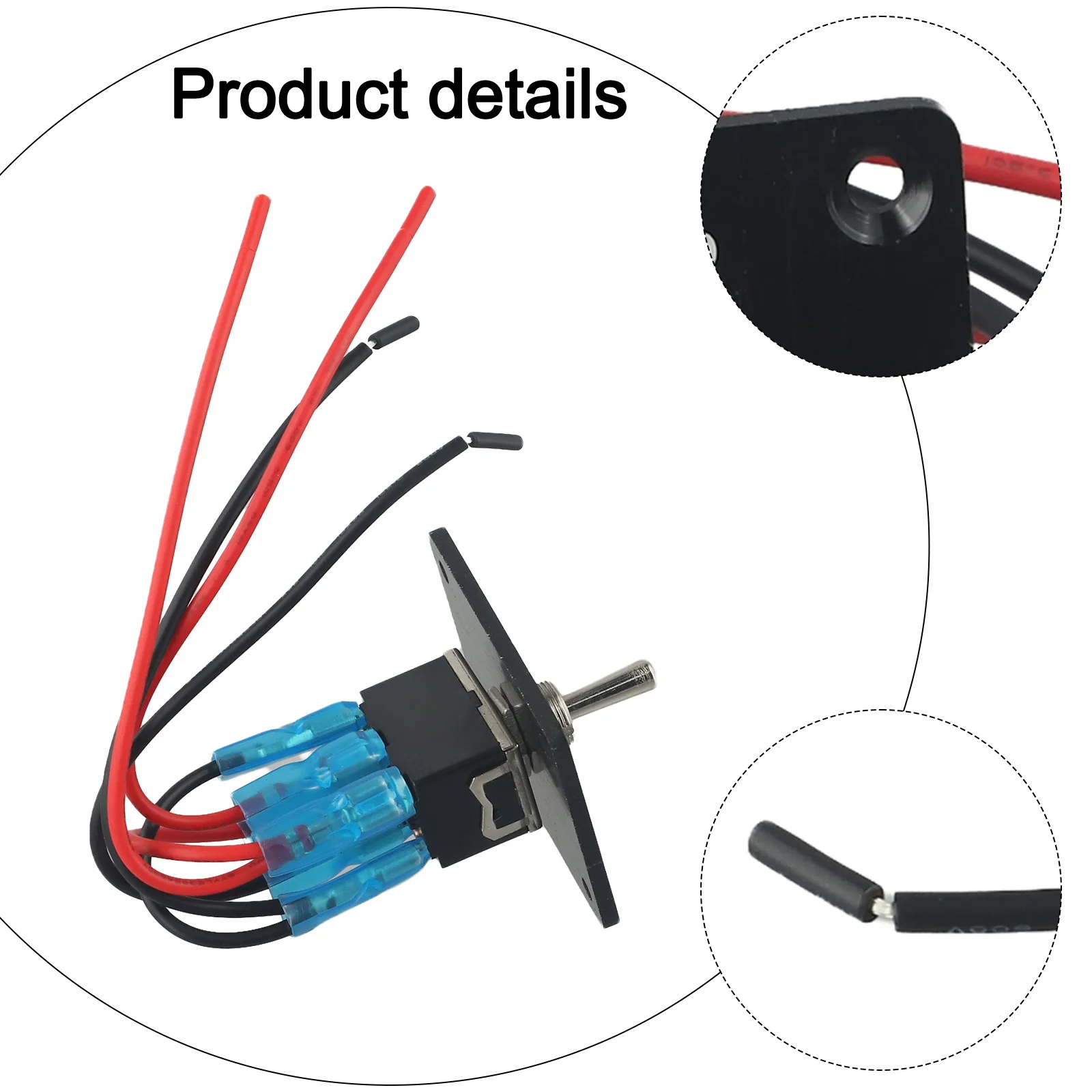 11111111111111111111111111111111111111111111111 UP/Down Polarity Switch 6-Pin Panel Combination Set With Cable