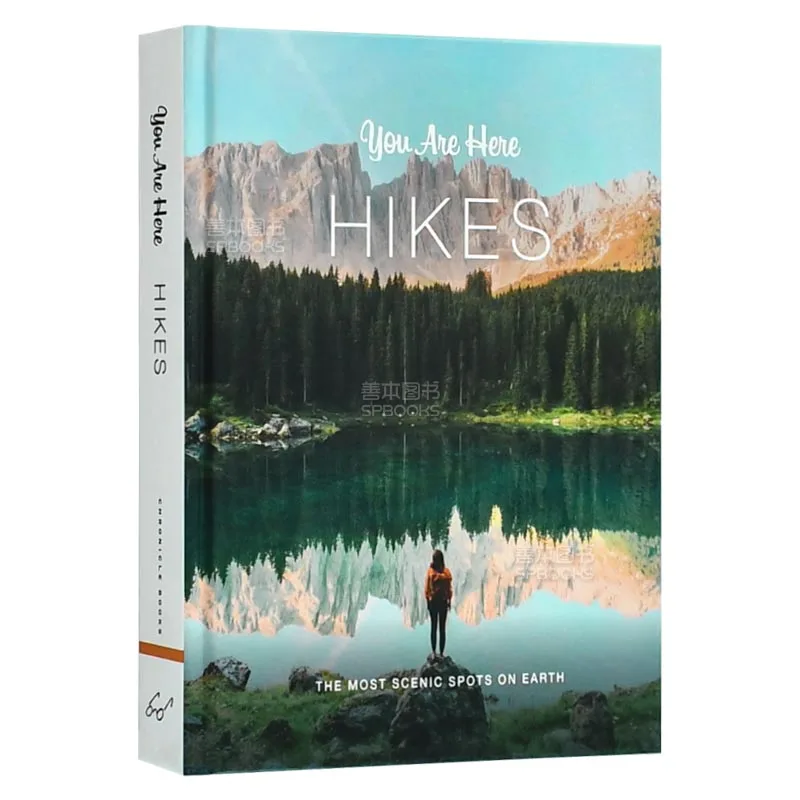 You Are Here Hikes English Original Import Outdoor Adventure Travel Guide Hiking Trails Nature Book SendPoints