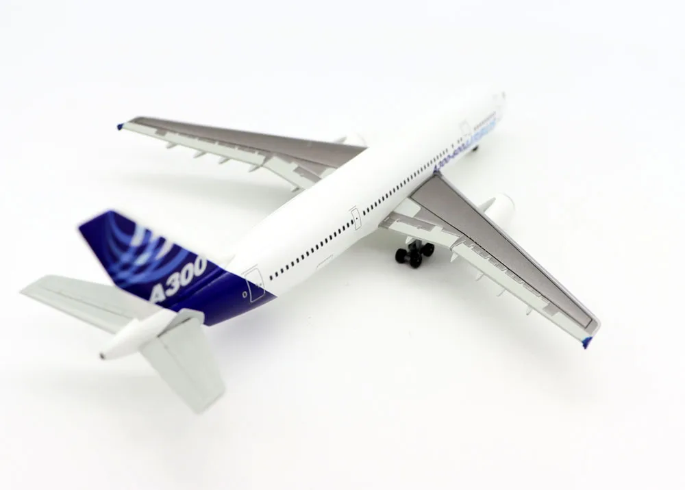 New 1/400 Scale A300-600 AirBus Aircraft Model Plane Diecast Alloy toys For Collection Gift