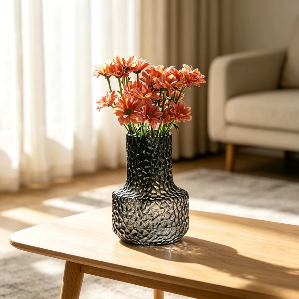 Nordic Simple Glass Vase Modern Honeycomb Fresh Flower Arrangement Vase Wedding Living Room Flower Shop Decoration