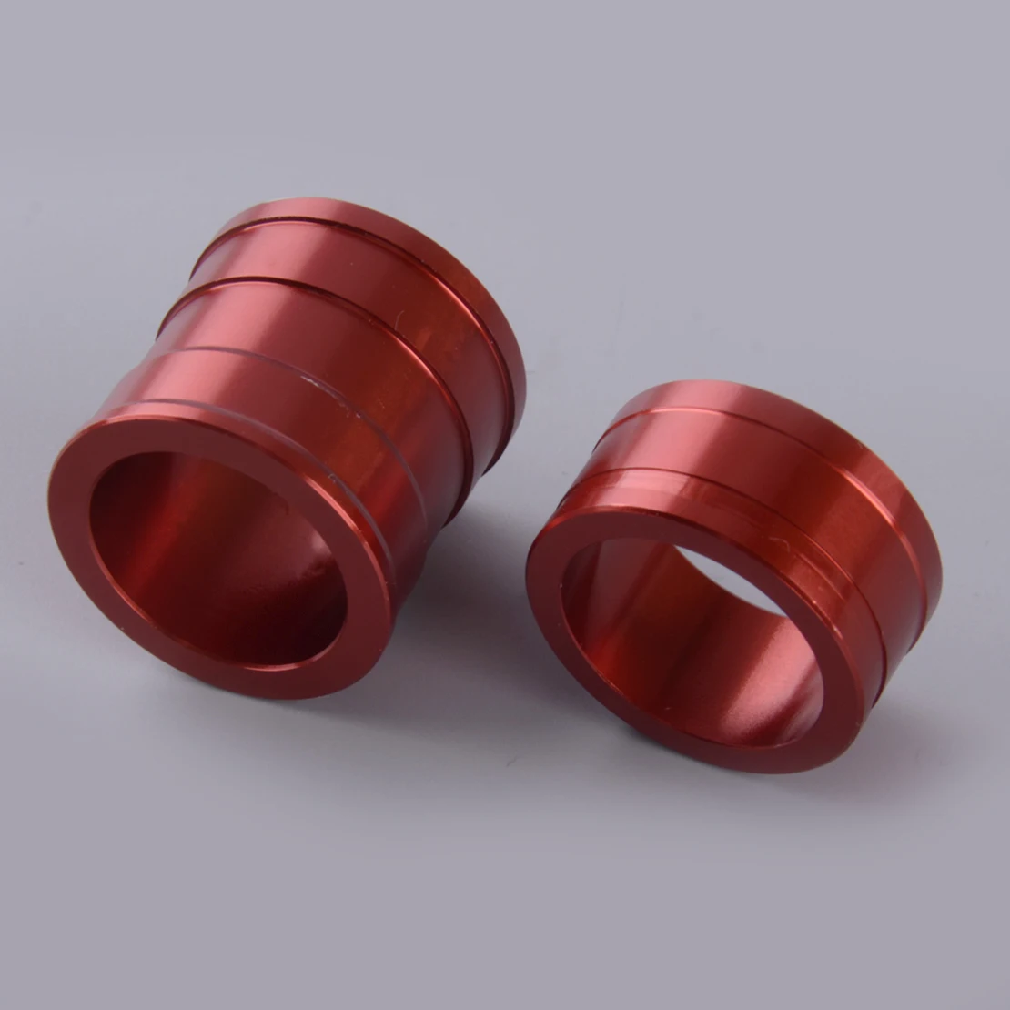 2pcs/Set Front Wheel Axle Spacers Collar Aluminum Alloy Red Fit for Honda CRF250R CRF250X CRF450R CRF450X CR125R CR250R