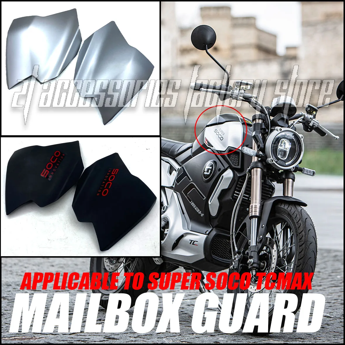

Motorcycle accessories brand new shell original side cover original shell cover suitable for SUPER SOCO TC TS TSX TCMAX