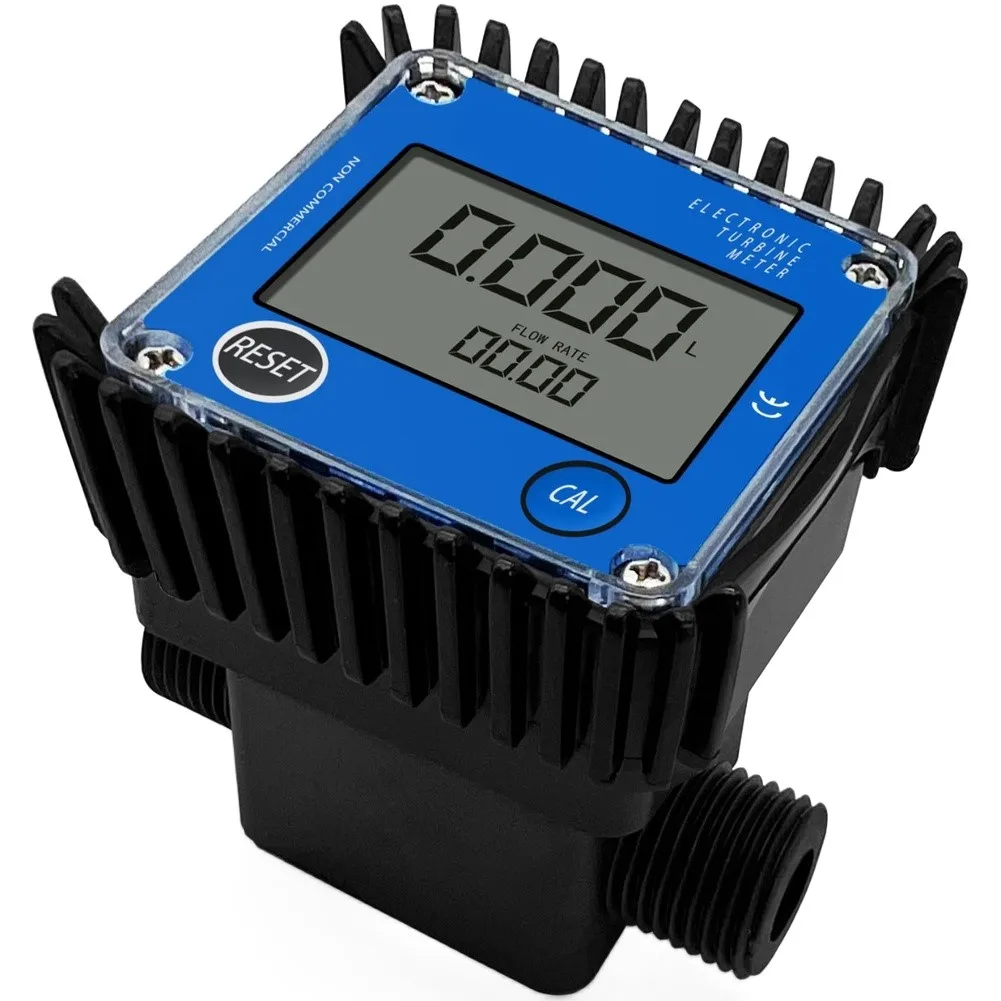 Fourpoint external threaded gear flow meter for diesel fuel with multi unit measurement and resistant to pressure up to 0 3MPa