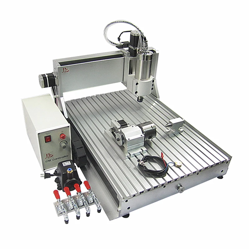 LY آلة نحت النقش الصغيرة 6040Z 1.5KW المغزل 3 محور 4 محور CNC راوتر آلة الطحن والحفر معدات عالية الطاقة