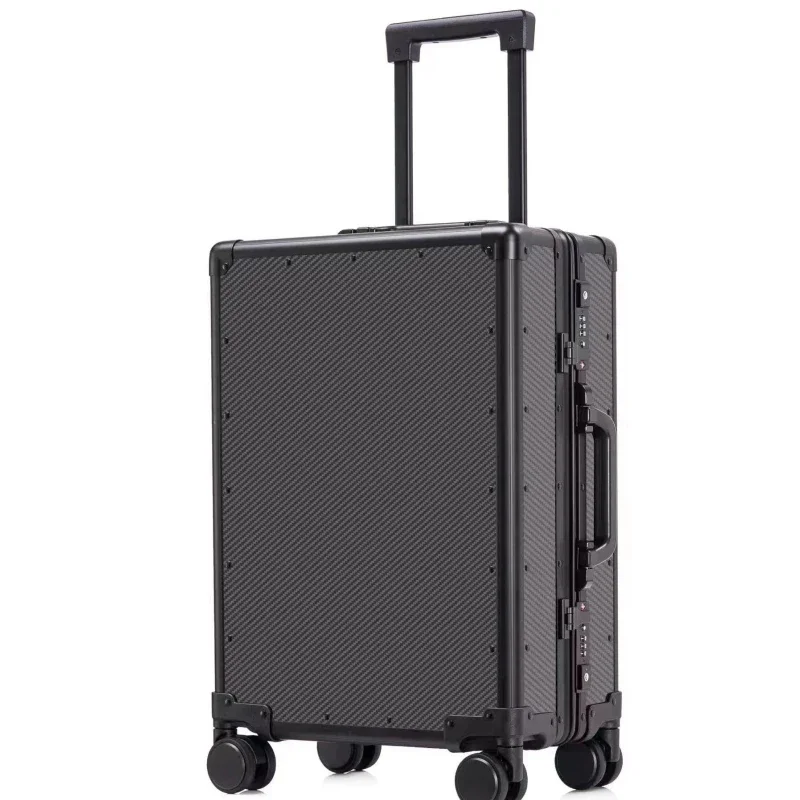 Factory Wholesale 24'' Spread Tow Carbon Fiber Suitcase Hardshell Lightweight Carry on Suitcase
