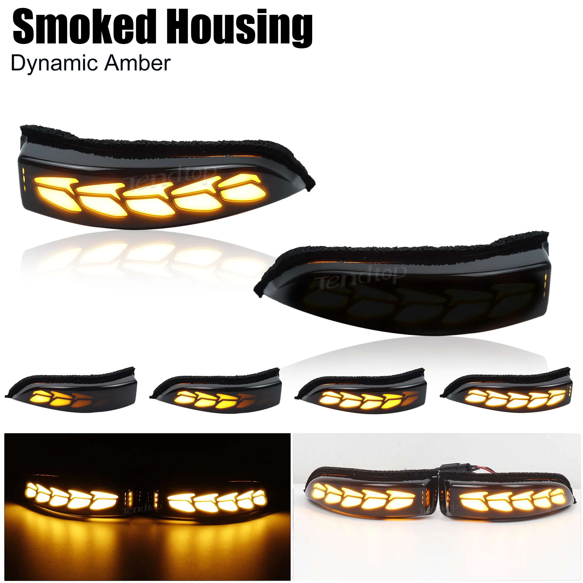 LED Dynamic side marker Turn Signal Light For Toyota Corolla Camry Prius Vios Yaris Venza Avalon Altis Rearview Mirror Indicator