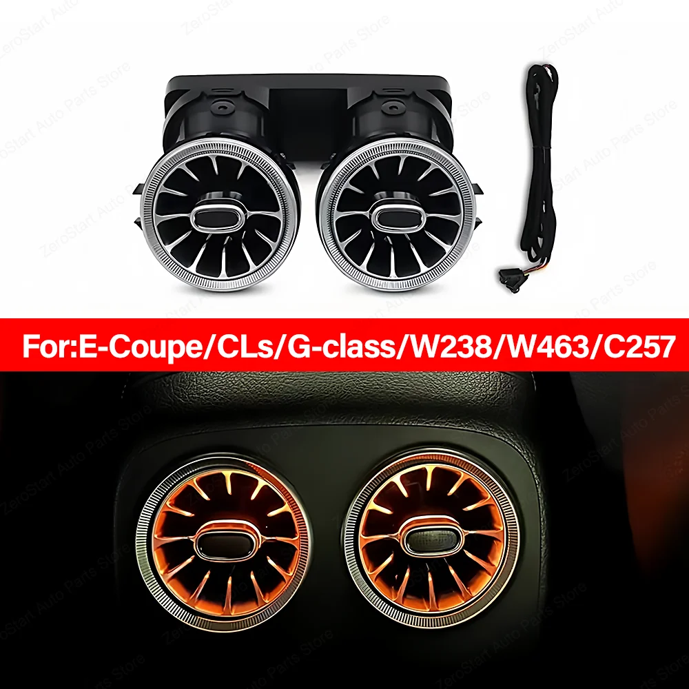 

For Mercedes Benz For E-Coupe CLS G-Class W238 W463 C257 LED Ambient Light Turbine Air Vent Seat lights Glasses box Speaker Lamp