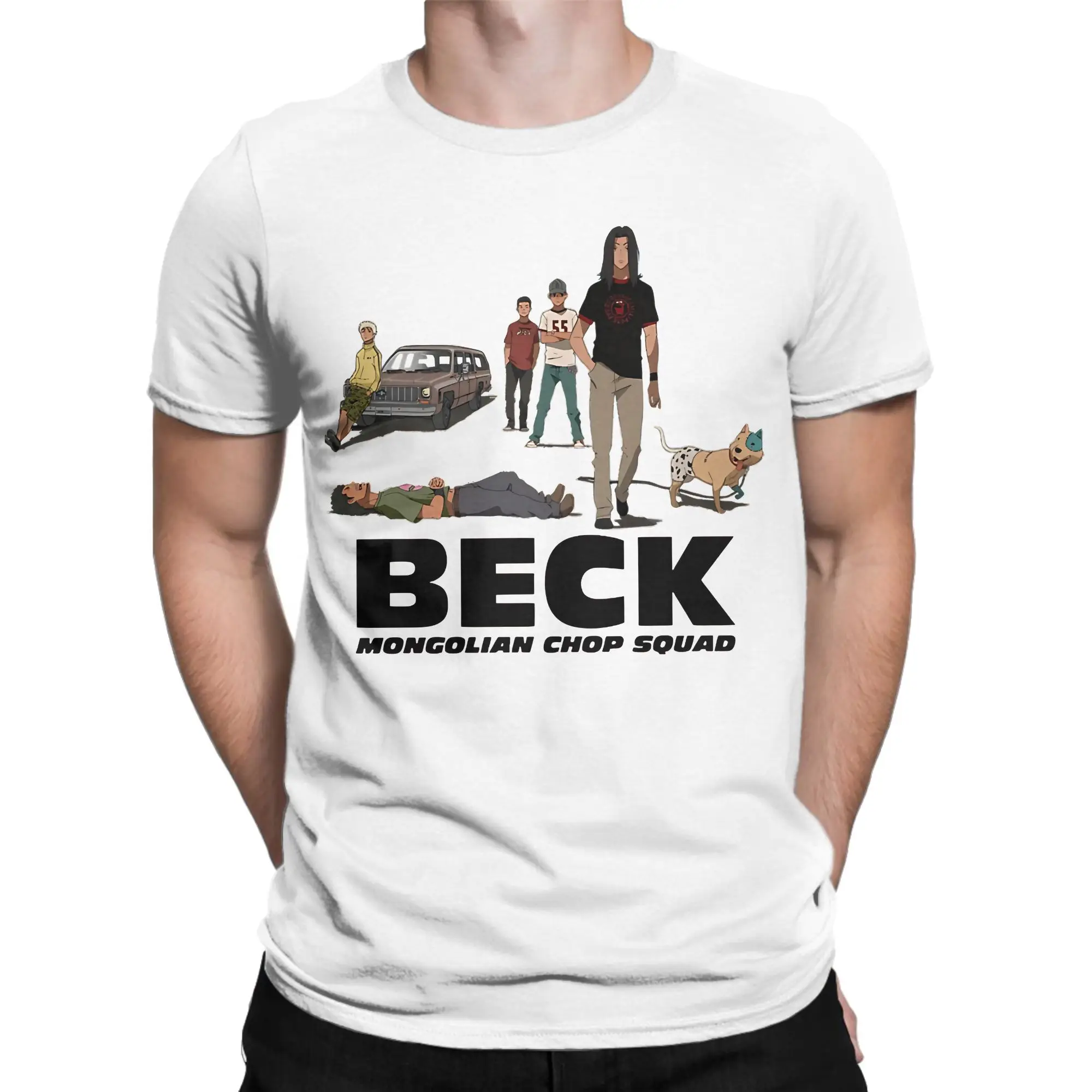 Beck Mongolian Chop Squad  Tee Shirt for Men Women New Arrival T Shirts  Cotton Clothes