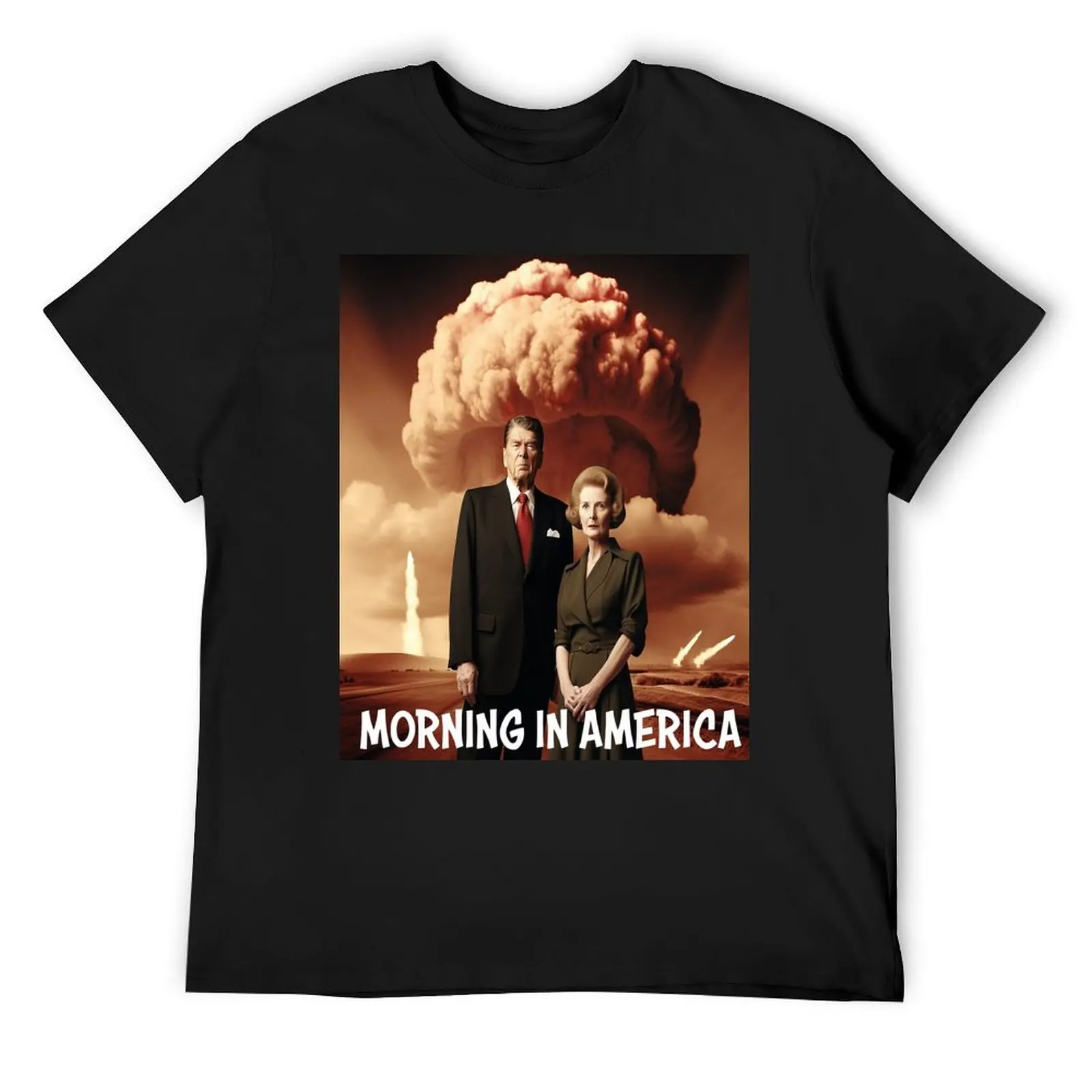 

Morning in America T-Shirt summer top oversized tops custom shirt luxury clothes men