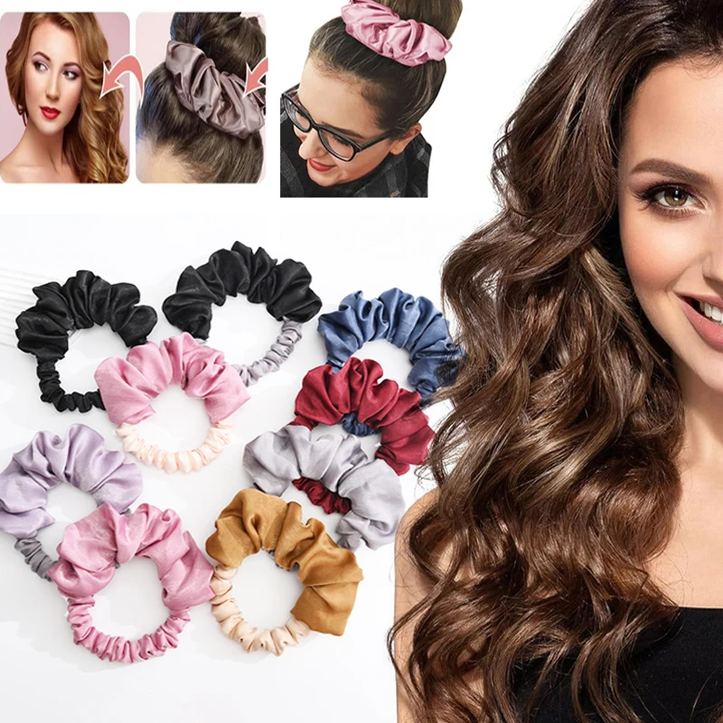 Ball Hair Curler Soft Curly Hair Products Silk Sleep Hair Curler Roller No Heat Long Hair Styling Tool Heatless Hair Curlers