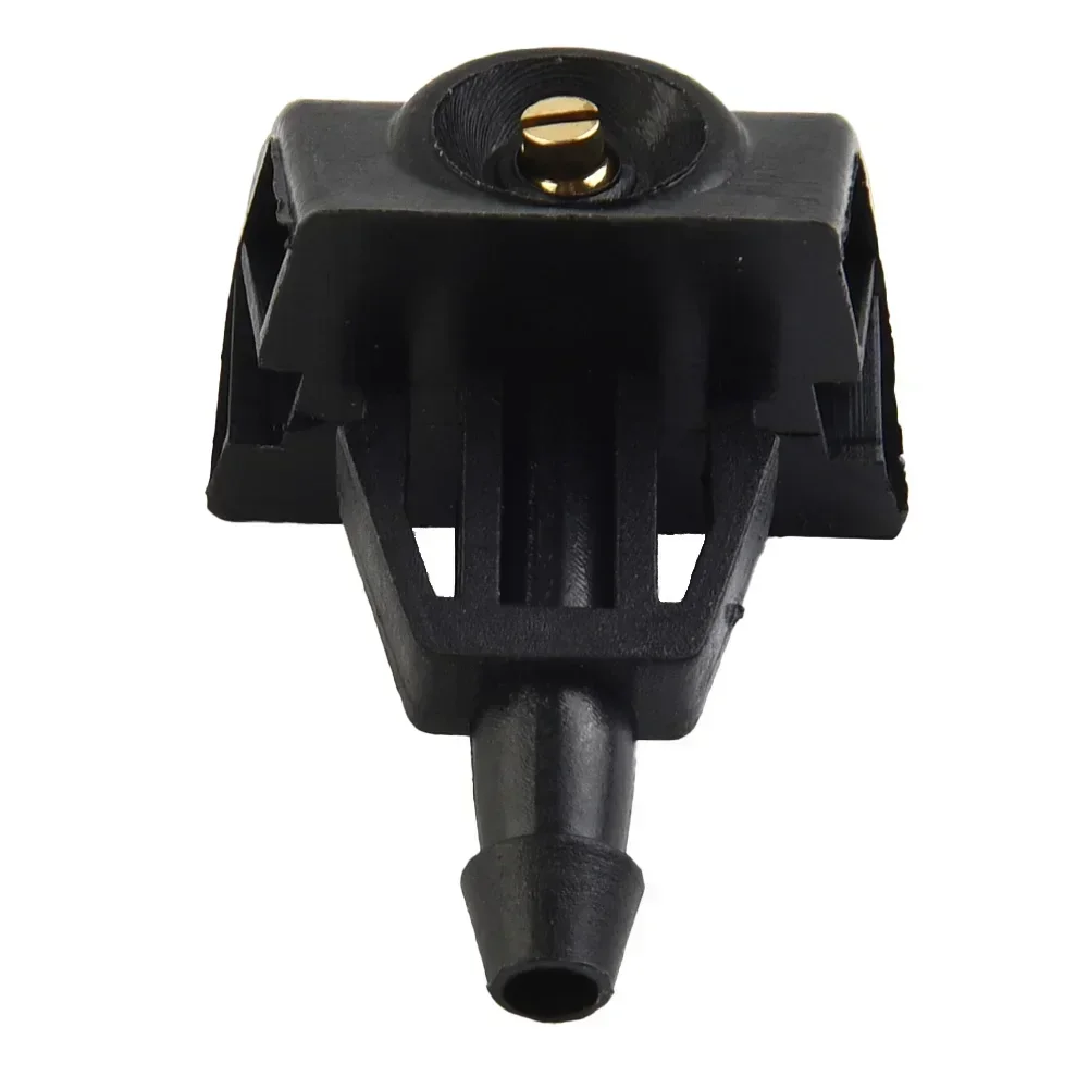 1pc Windshield Washer-Wiper Spray Nozzle-Sprayer Jet Plastic Black Fit For Nissan Note 2006 – 2013 Plug-and-play Direct Fit